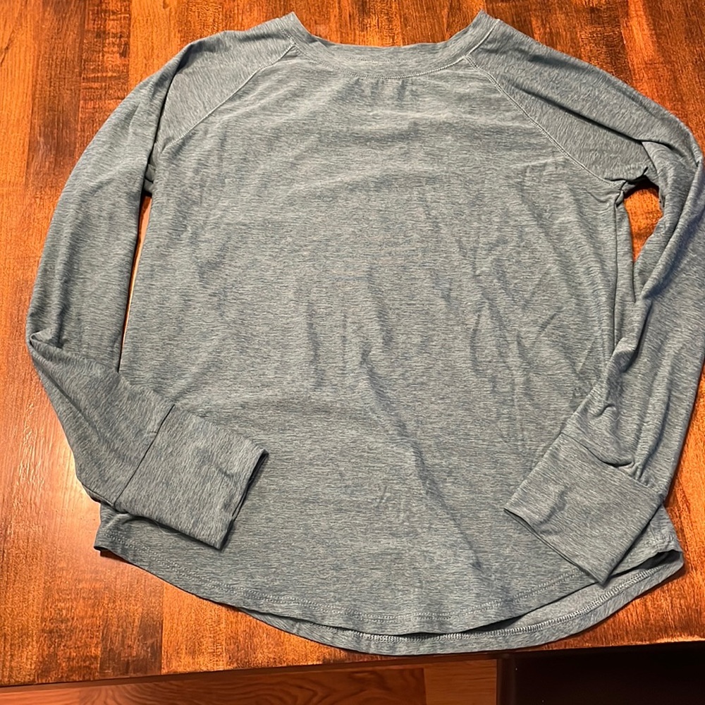 Blue Girls L long sleeve tee